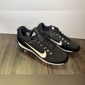 Nike Air Clipper '17 MCS Baseball Cleat Men's US Size 8  Black White 880261-010